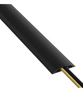D-Line 6ft Floor Cord Cover, Cable Protector, Hide Extension Cords, Protect Cords, Prevent Cable ...