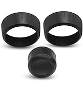 Jaronx Compatible with BMW Climate Control Knob Ring & Radio Volume Button Covers for 1'F20 F21, ...