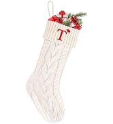 Doitory Christmas Stockings,Christmas Decoration Knitted Soft & Comfortable Stockings,Hanging Lon...