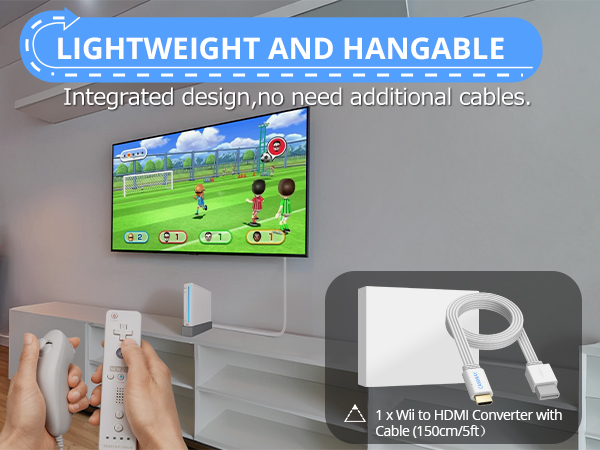 CAMWAY Wii to HDMI Converter