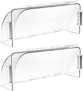 2 Pack Air Vent Deflector (8"-15") Length, Magnetic Clear Adjustable Home Registers Air Condition...