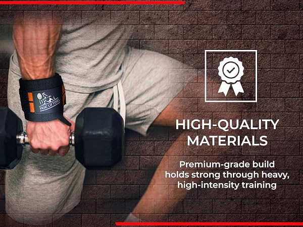 Pair of wrist wraps with thumb loop