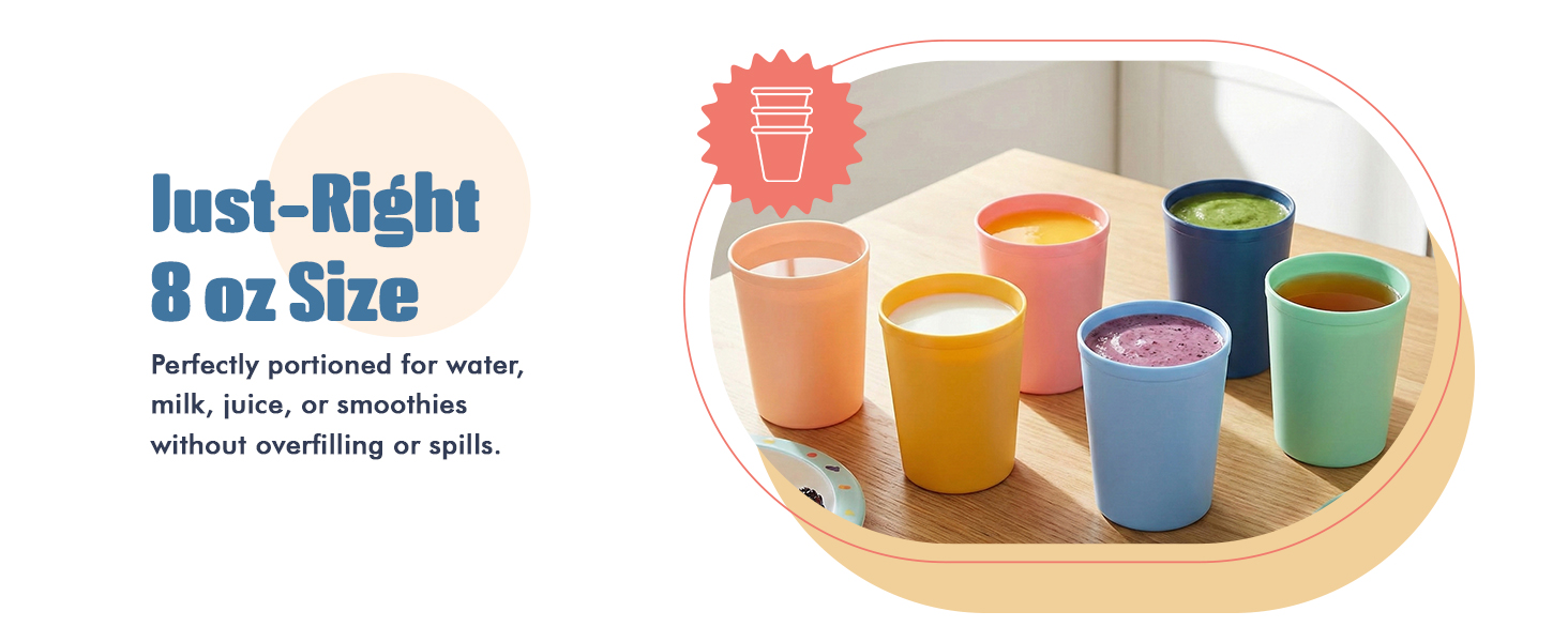 Small Reusable Cups –8 oz