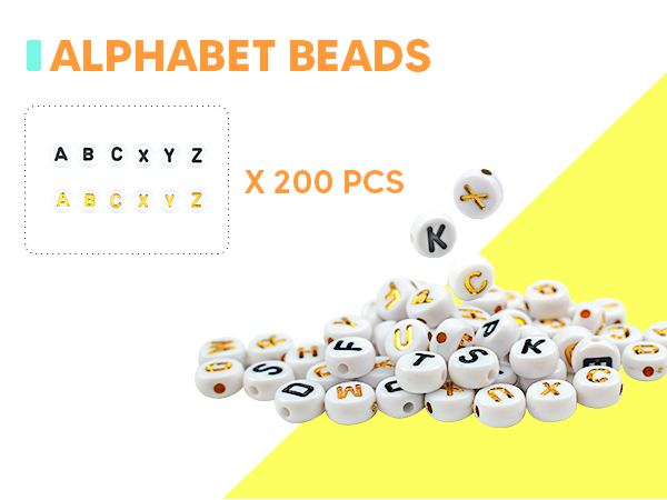 alphabet beads