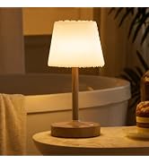 Napute Rechargeable Waterproof Shower Lamp, IP65 Cordless Touch Dimming Table Lamp, 5200mAh Batte...