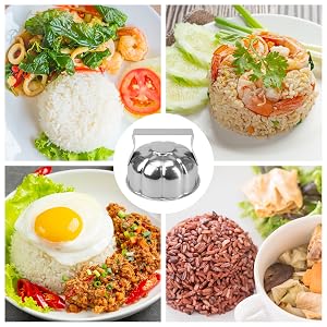 Flower Rice Molds – Cute Stainless Steel Press Mold