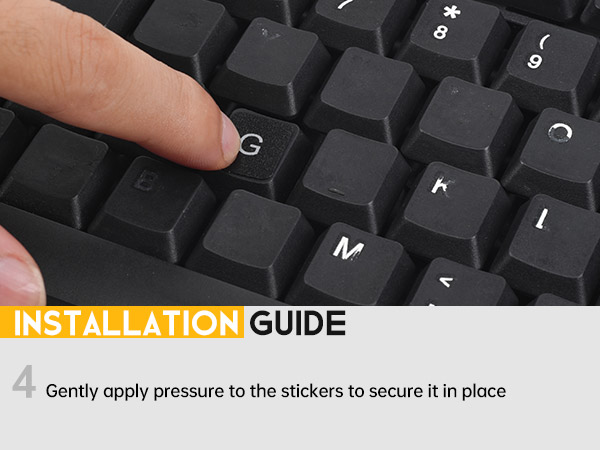 computer keyboard stickers