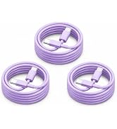 60W USB C to USB C Cable 3Pack 6FT Fast Charging Cord for iPhone 17/16/15, Samsung Galaxy S26/S25...