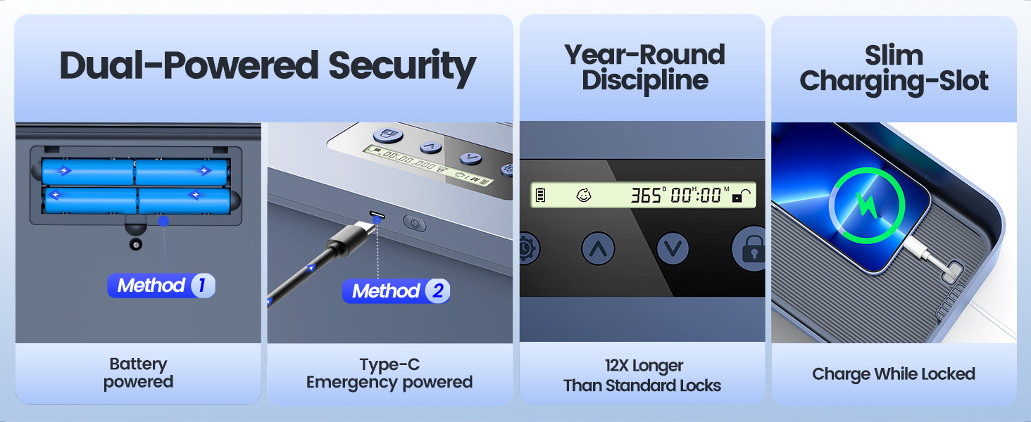 phone medication safe small lock box with timer for personal items,timed cell phone lock box