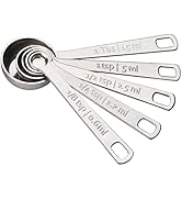 Le Creuset Stainless Steel Measuring Spoons, Set of 5