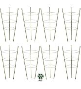 JCKHXG 8 Pack Tomato Cage, 18 inches Plant Support Cages for Garden, Upgrade Garden Plant Stakes ...