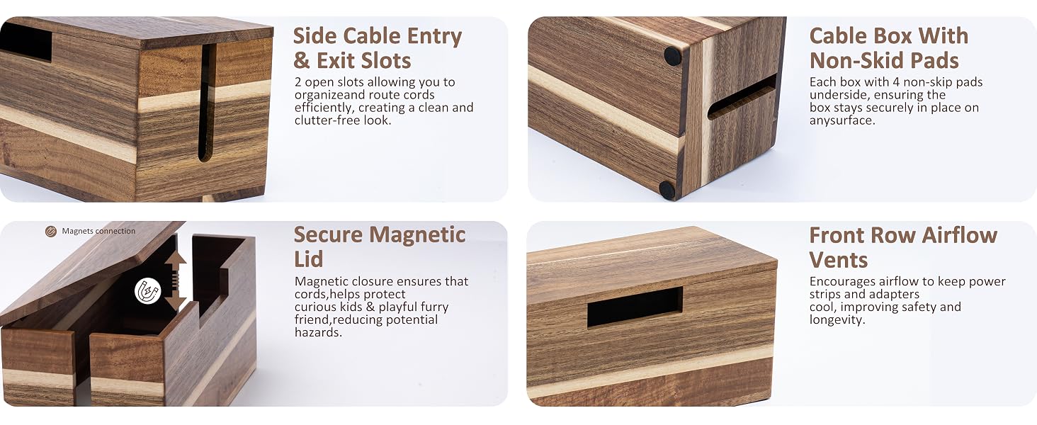 cable box organizer cable box decorative cable management box electrical box