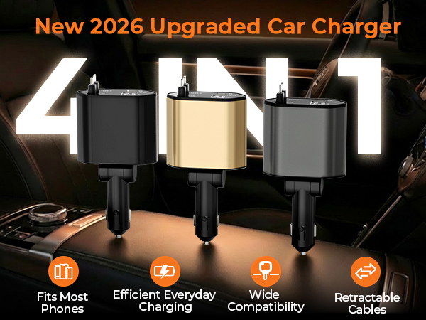 New 2026 Upgraded Car Charger