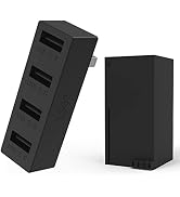 JZW-Shop 4 Ports USB Hub 2.0 for Xbox Series X/S, High Speed USB Hub Splitter Expansion Adapter C...