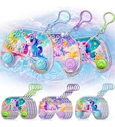 Cleboen 12 Pack Handheld Water Games for Kids, Water Ring Toss Handheld Games Unicorn Party Favor...