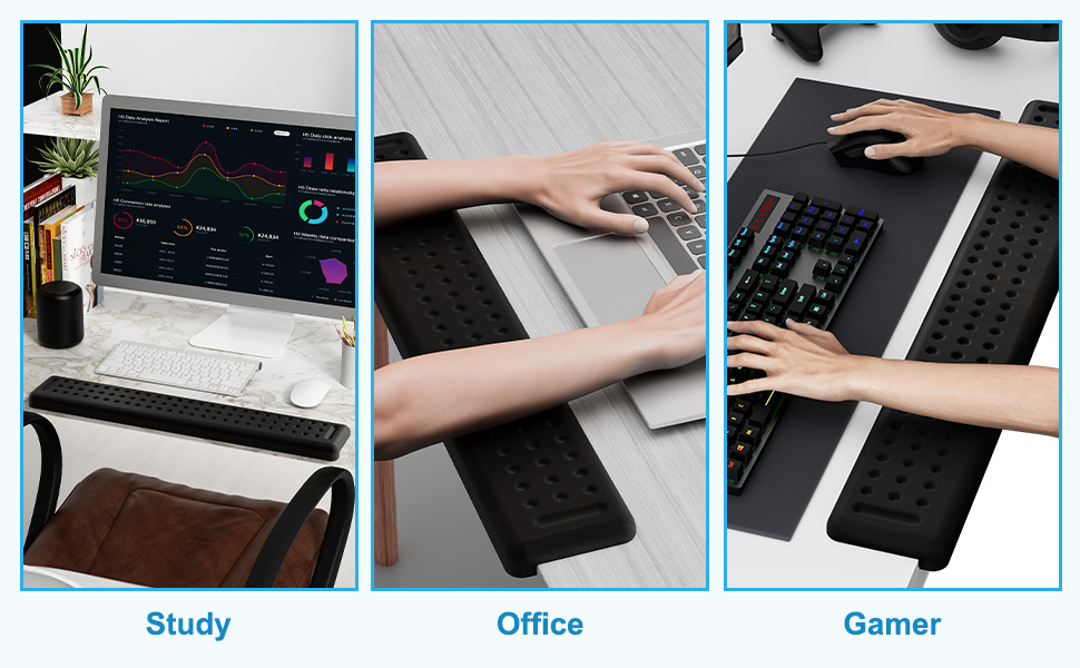 L-Shaped Desk Elbow Pads for Desk