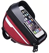 O'rengela Bike Phone Holder Bag Waterproof Bike Phone Mount Bag Bike Accessories EVA Hard Shell B...