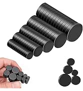 SMARTAKE Small Magnet Rare Earth Magnets 5 Sizes 60Pcs, Tiny Neodymium Disc Magnets Multiuse for ...