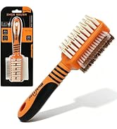 Histotree Suede&Nubuck 4-Way Leather Brush Cleaner Orange 4-in-1 Suede Brush and Eraser Suede Cle...