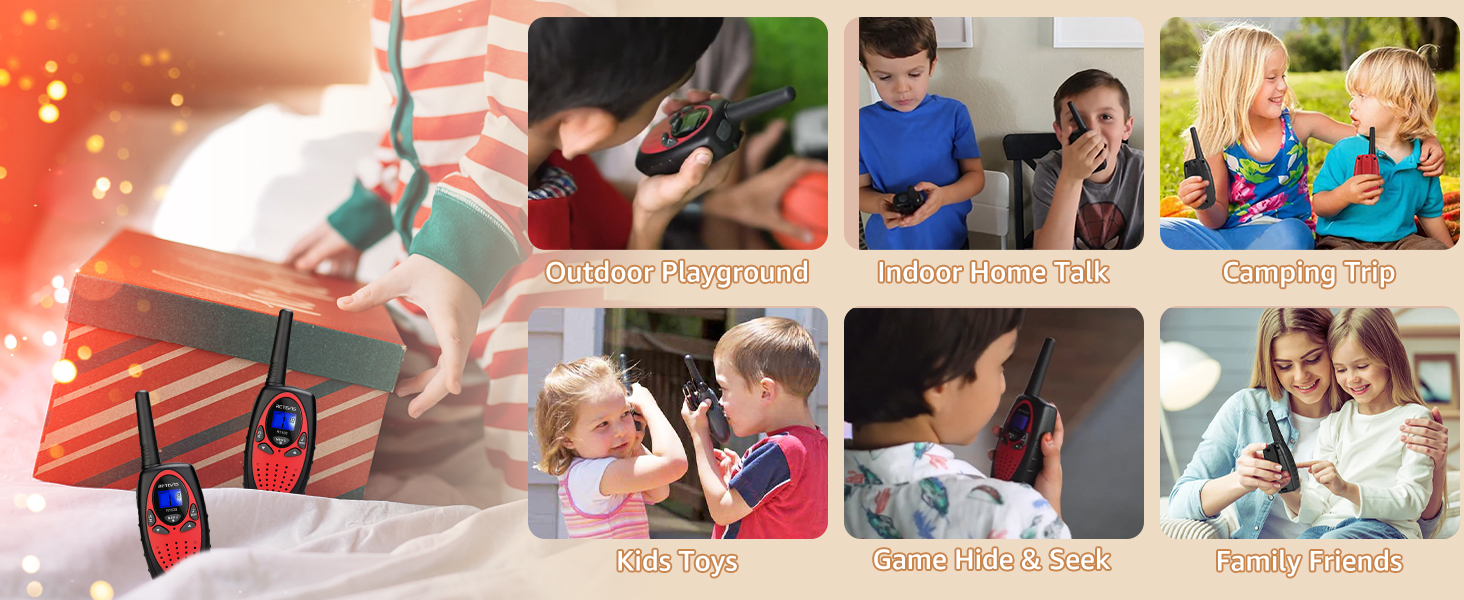 birthday gifts for boys and girls, outdoor toy walkie talkies for kids camping holiday trip hiking