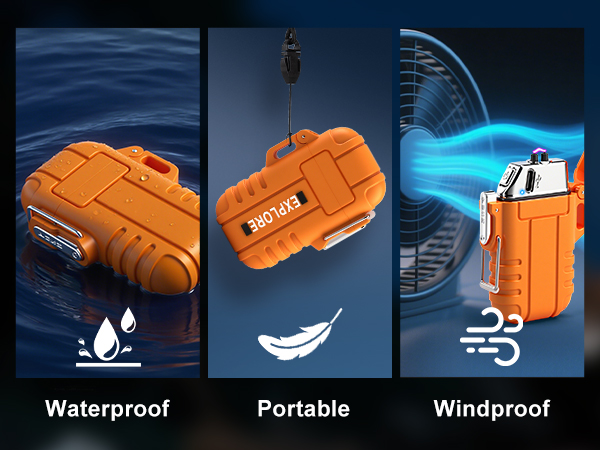 portable waterproof and windproof lighter