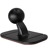 Black Magnetic Phone Holder Rotatable Stand Universal Car Dashboard Cellphone Mount 17mm Ball Hea...