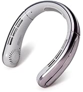 QYKCGQ Portable Neck Fans that Blow Cold Air, Rechargeable Personal Small Wearable Cooler With 3-...