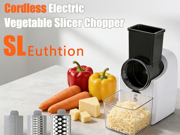 Cordless Electric Vegetable Slicer Chopper
