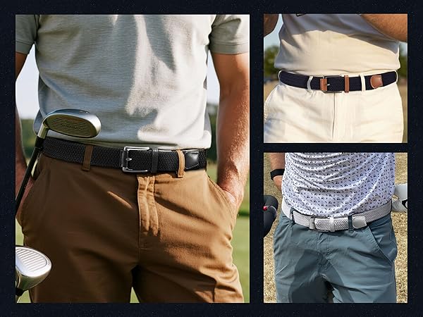stretch golf belt