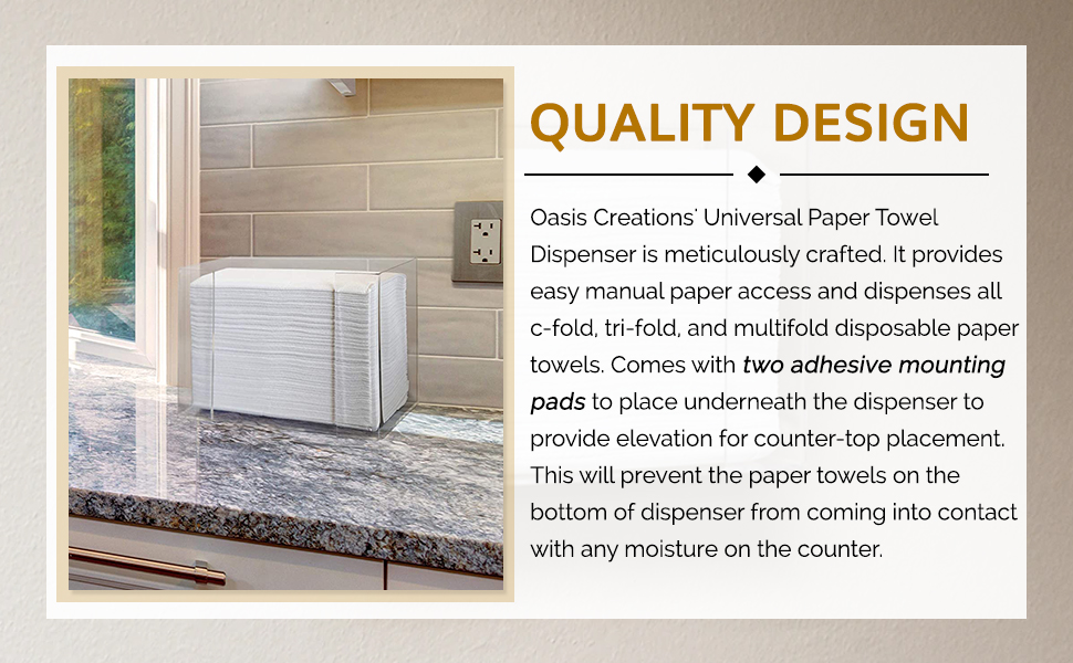 trifold paper towel dispenser, marathon paper towel dispenser, paper towel holder countertop