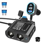 PD 65W Cigarette Lighter Splitter for Laptop: 200W USB C 12V Car Charger Socket Adapter, 12 Volt ...