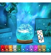Northern Lights Projector with Remote–8-Color LED Shower Lamp (5 Single+3 Mixed Modes),Dimmable A...