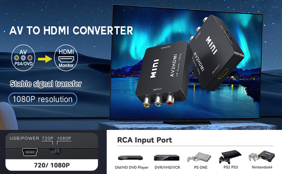 AV TO HDMI