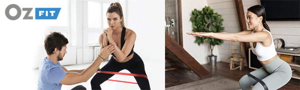 Loop exercise bands for fitness