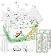 Fancyou Compressed Towel tablets,Disposable Face Compressed Towels,Thicken Cotton Facial Tissues,...