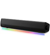 Creative Sound Blaster GS3 Compact RGB Gaming Soundbar, Superwide, Black | RGB Gaming Soundbar, B...