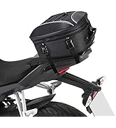 kemimoto Motorcycle Tail Bag, Dual Use Motorcycle Rear Seat Bag with Waterproof Rain Cover, 30L E...