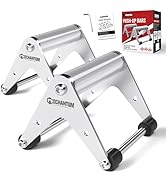 Mochantum Push Up Bar - Heavy-Duty Stainless Steel Pushup Stands with Non-Slip Base, 500LB Capaci...