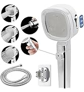 Rv Shower Head with 60" Hose and On Off Switch, 3 Spray Modes High Pressure Water Saving Shower H...