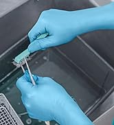 blue exam glove