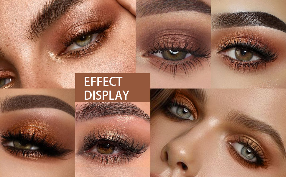 9Color Pink Rose Gold Brown Warm Colorful Eyeshadow Palette Makeup