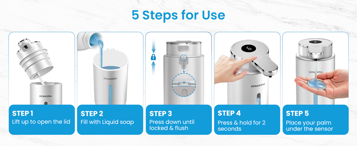 DONASIRA Touchless Automatic Soap Dispenser