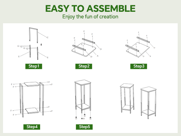 Metal plant stand