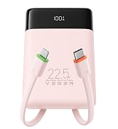 0.4lb Slim USB C Power Bank, Small Battery Pack for iPhone 17/16/15/14/13 iPad Samsung, Flight Safe