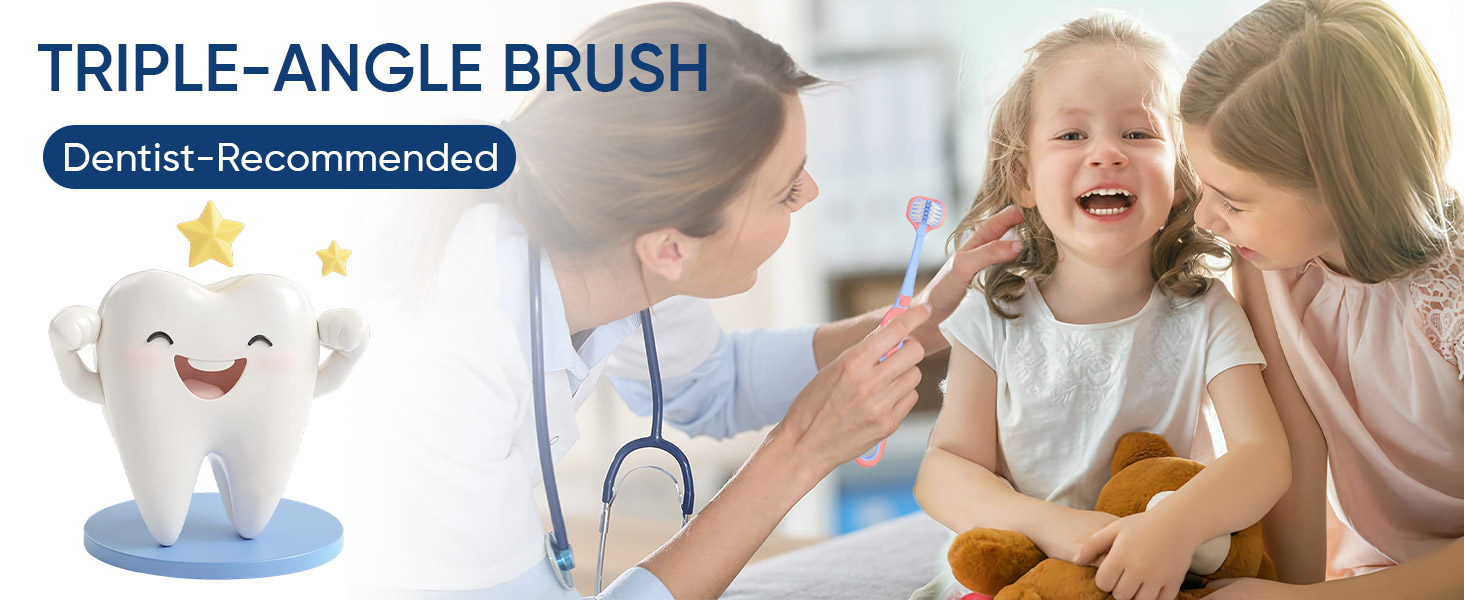 toothbrush 2 year old,three sided toothbrush,baby gum brush,sensory toothbrush ,training toothbrush