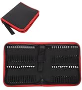 BLIRITEL Drill Bit Organizer Bag, Oxford Tool Case Holds 55 Bits, Portable Small Tool Pouch With ...