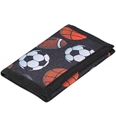 Leyeve wallet,Teen Wallet with Coin Pocket,Kids Wallets for Boys,RFID Trifold Canvas Outdoor Spor...