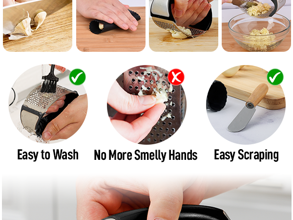 Stainless Steel Garlic Mincer