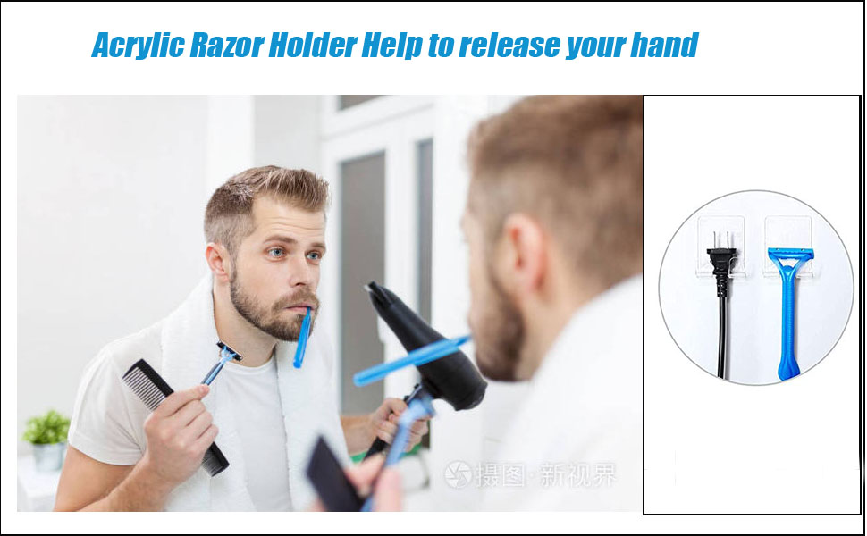 Acrylic Razor holder