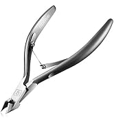 Cuticle Trimmer 3/4 Jaw Extremely Sharp Cuticle Nippers Scissors Stainless Steel Clippers Cutter ...